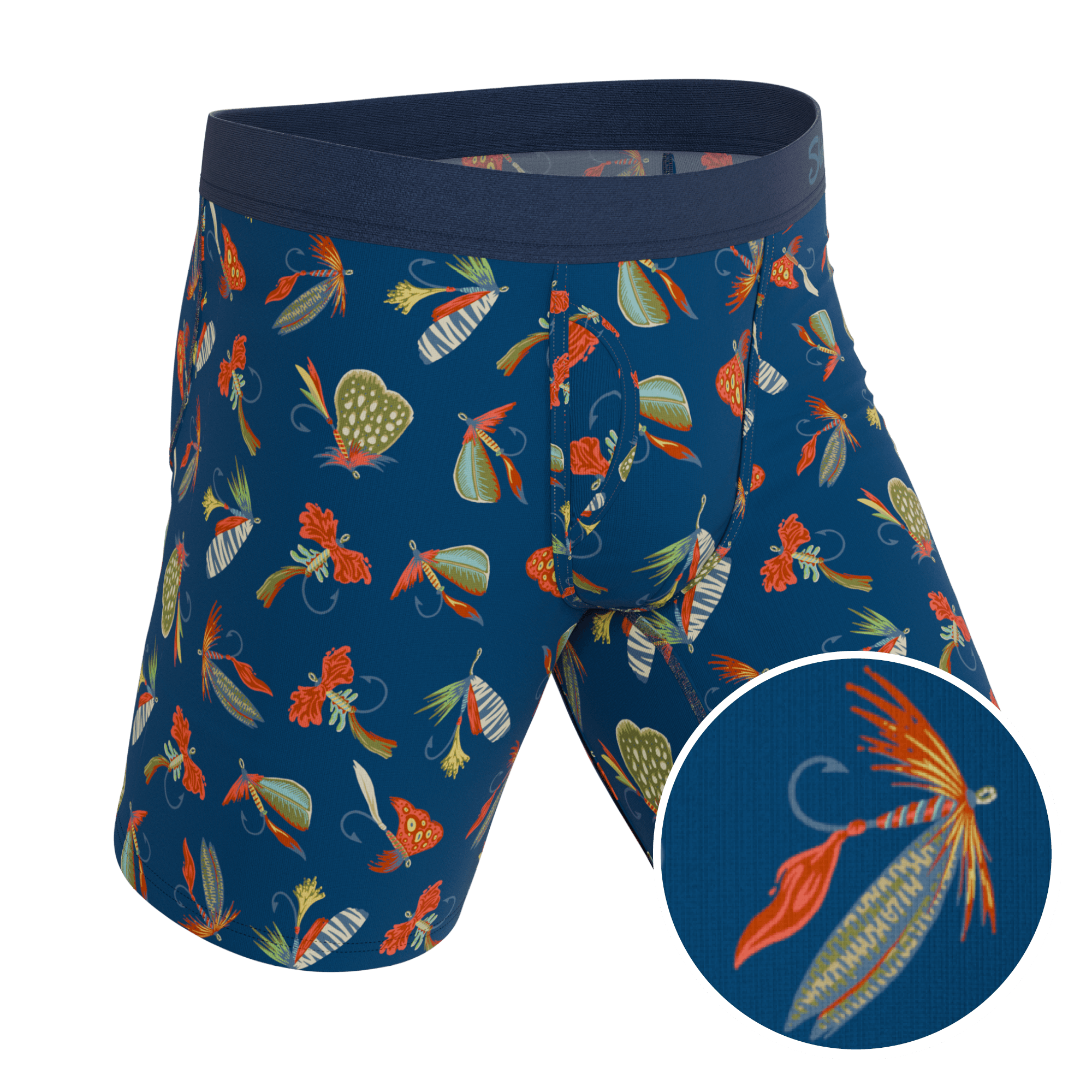 The Dry Fly | Fly Fishing Long Leg Ball Hammock® Pouch Underwear With Fly - Shinesty - Flyclothing LLC