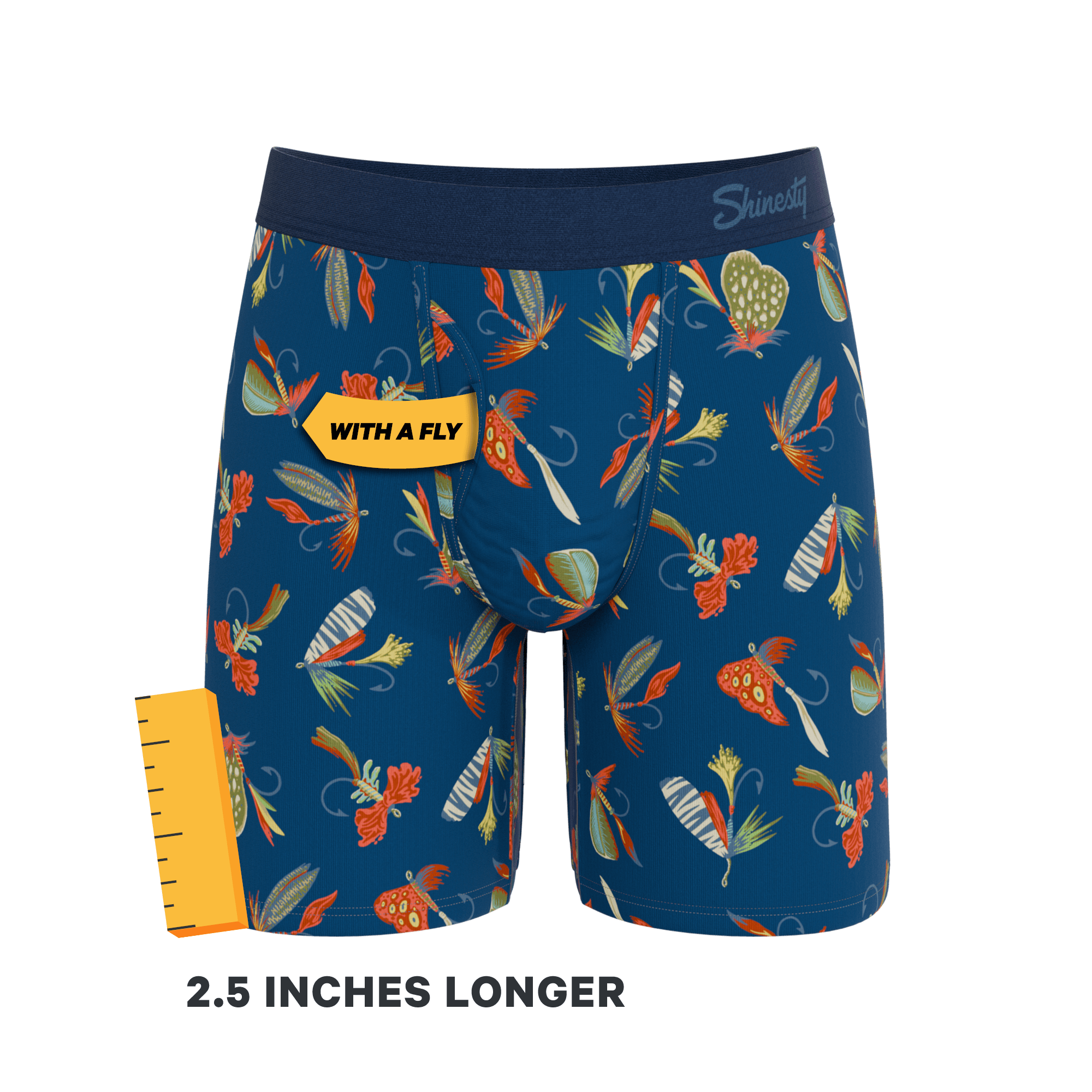 The Dry Fly | Fly Fishing Long Leg Ball Hammock® Pouch Underwear With Fly - Shinesty - Flyclothing LLC