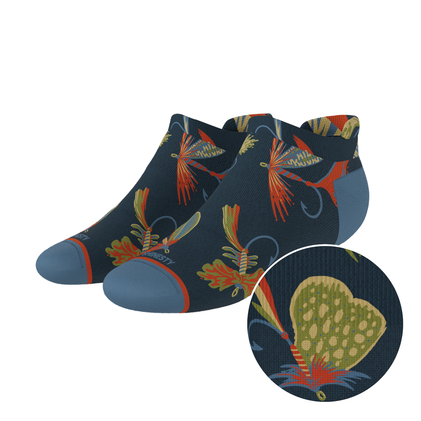 The Dry Fly | Fly Fishing Heel Hammock™ Ankle Socks
