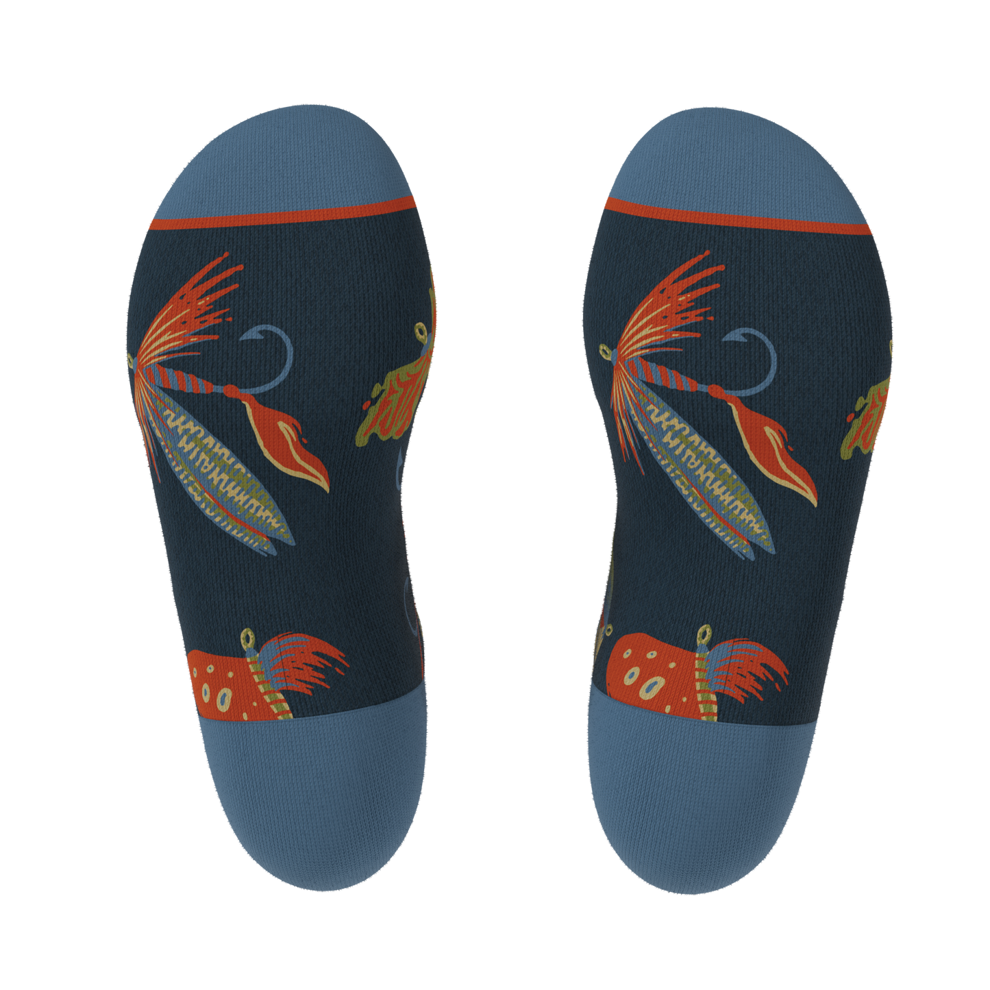 The Dry Fly | Fly Fishing Heel Hammock™ Ankle Socks