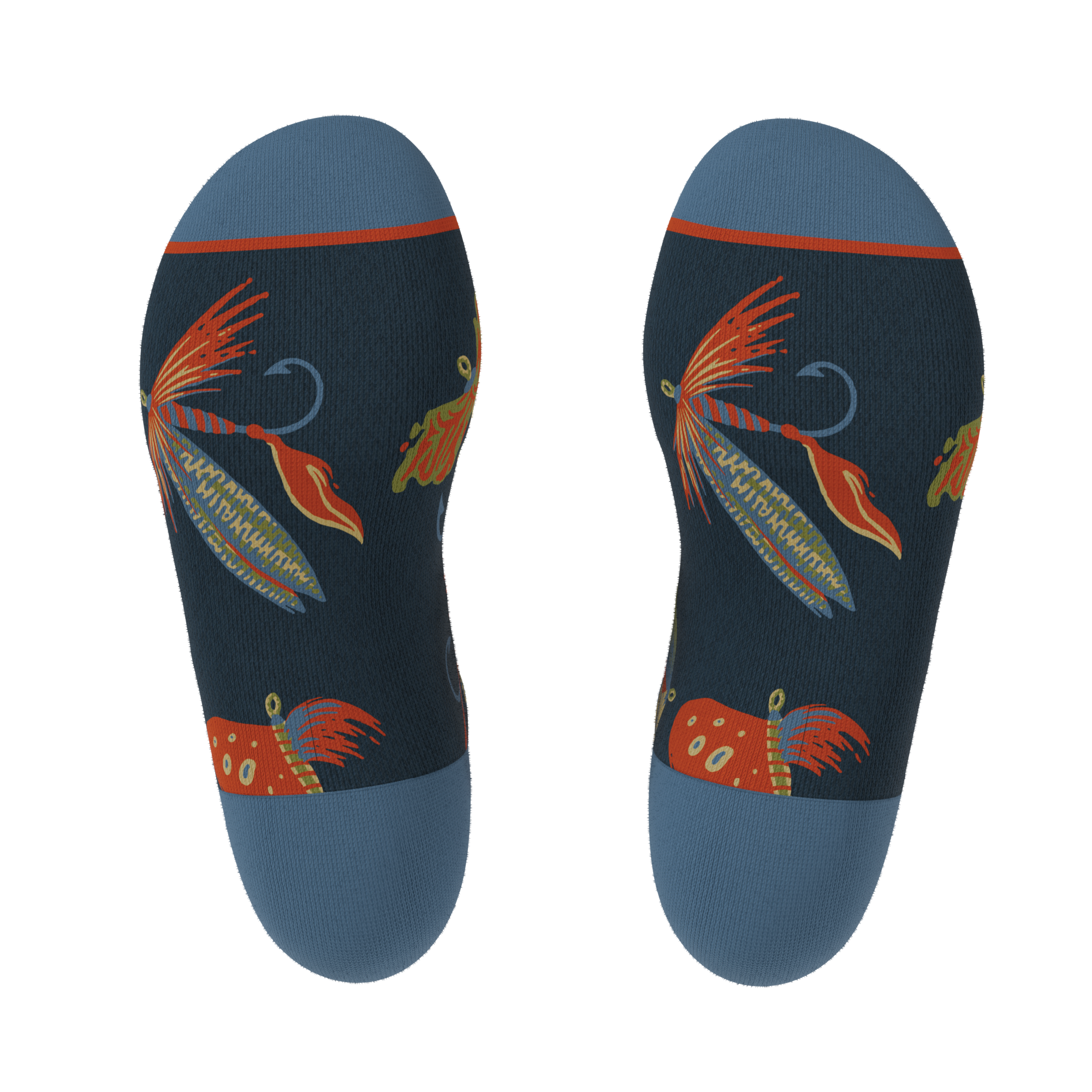 The Dry Fly | Fly Fishing Heel Hammock™ Ankle Socks