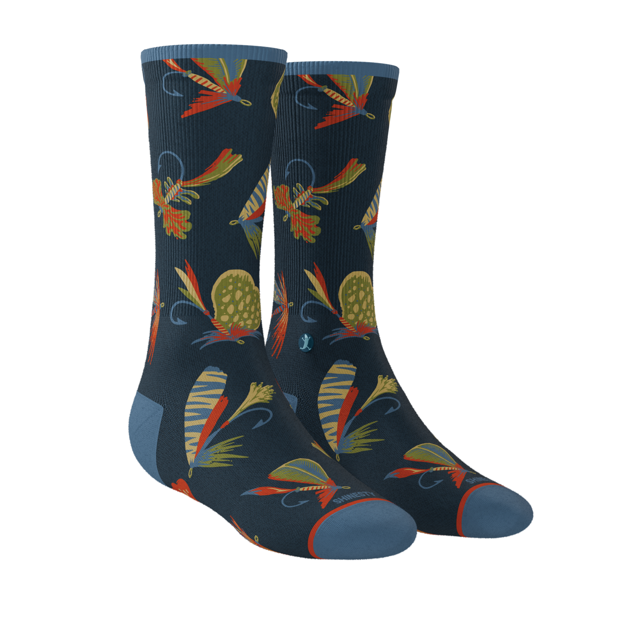 The Dry Fly | Fly Fishing Heel Hammock™ Crew Socks