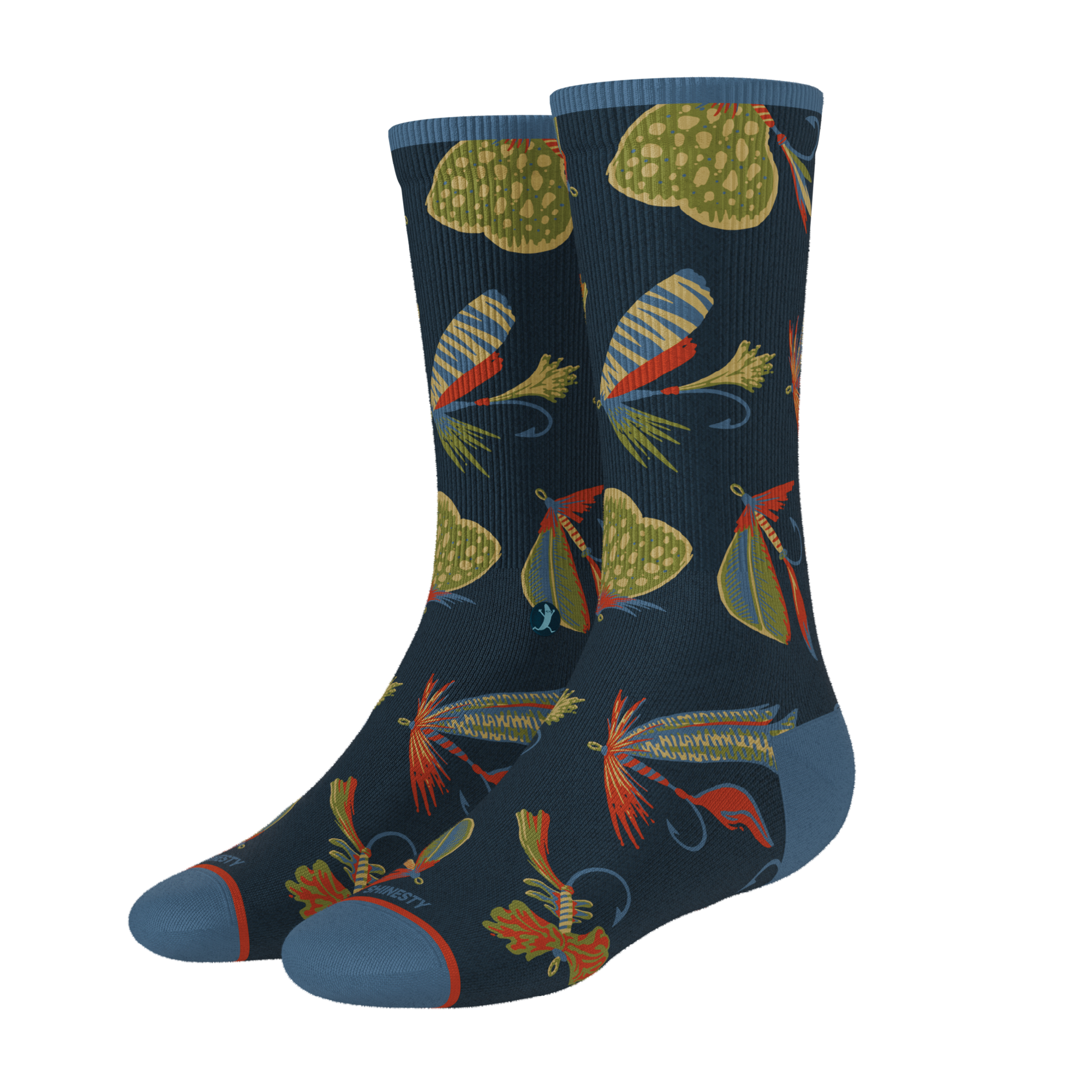 The Dry Fly | Fly Fishing Heel Hammock™ Crew Socks
