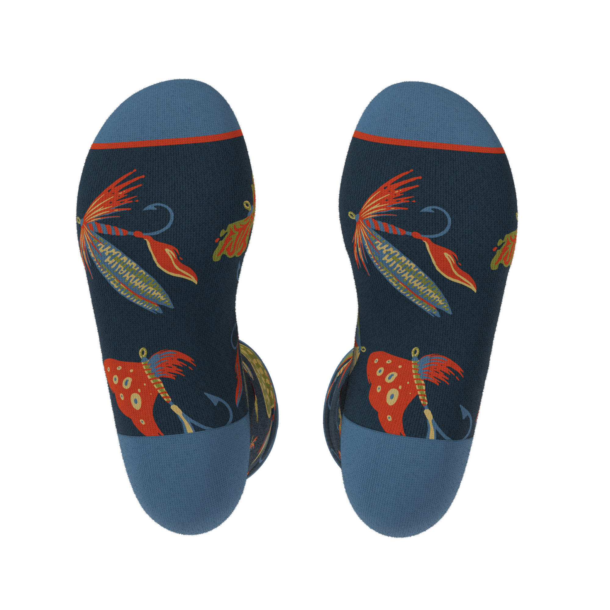 The Dry Fly | Fly Fishing Heel Hammock™ Crew Socks