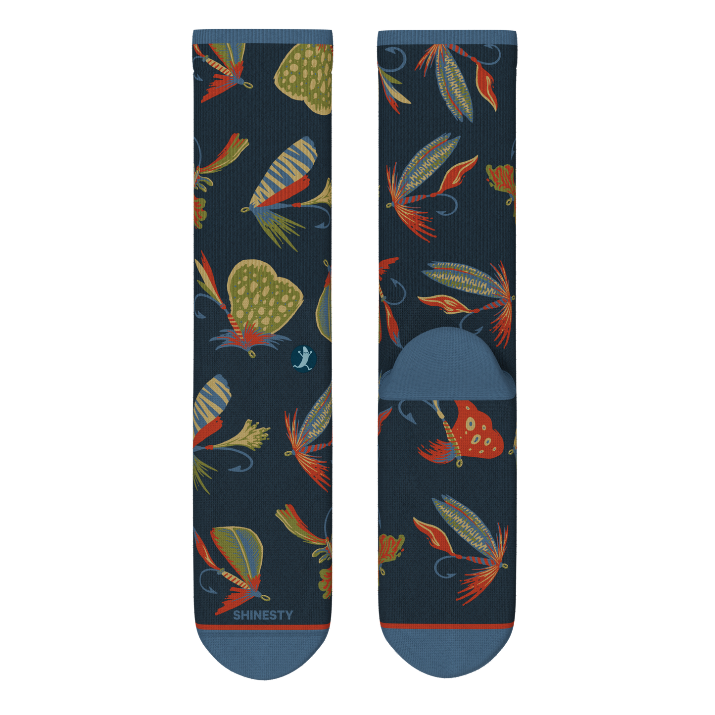 The Dry Fly | Fly Fishing Heel Hammock™ Crew Socks