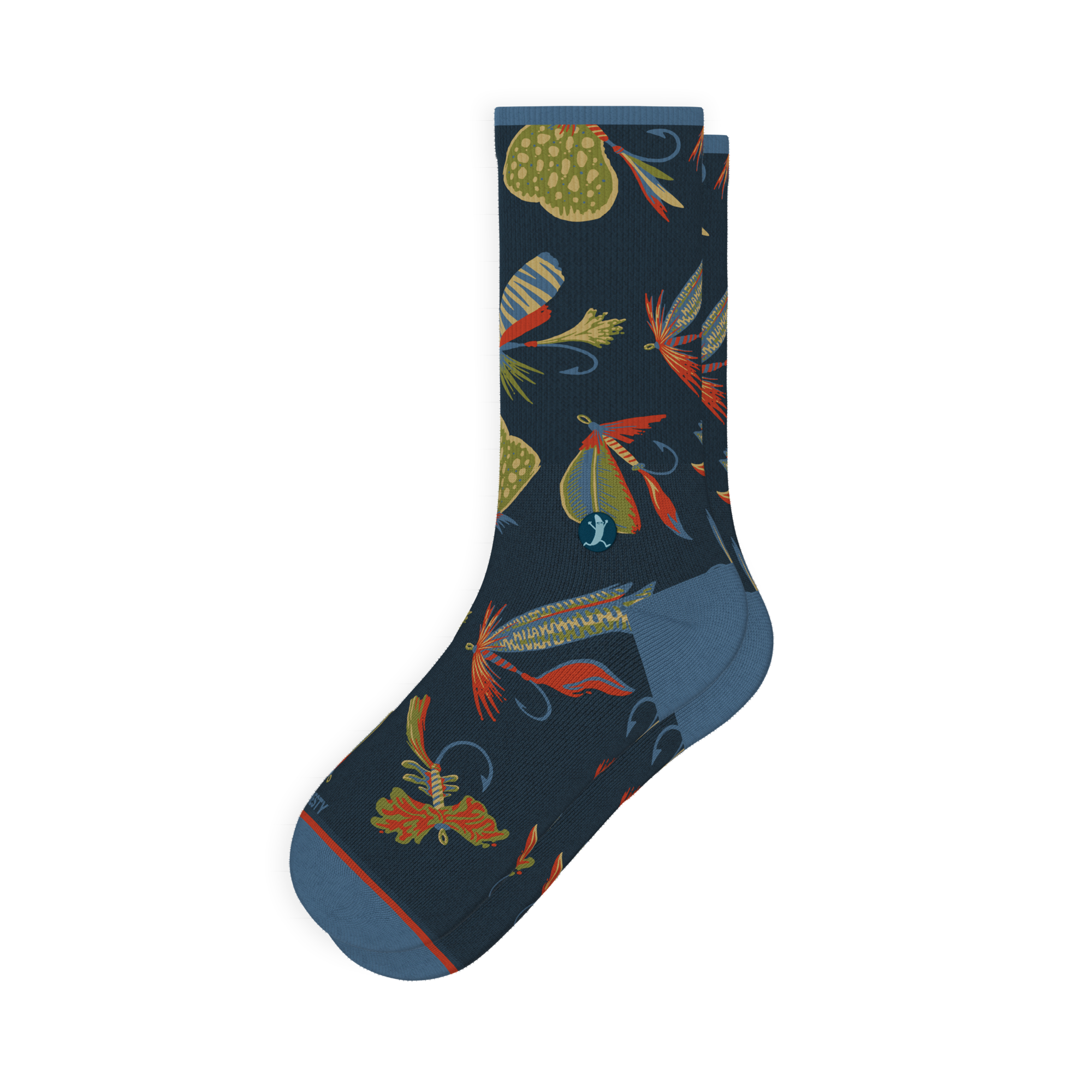 The Dry Fly | Fly Fishing Heel Hammock™ Crew Socks