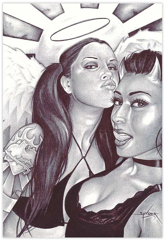 Black Market Art Company Duality Print - Black Market Art Company - Flyclothing LLC