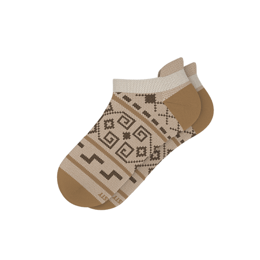 The Dude Abides | Aztec Sweater Heel Hammock™ Ankle Socks - Shinesty