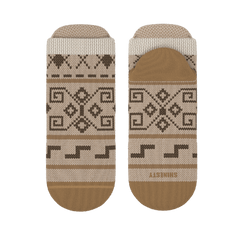The Dude Abides | Aztec Sweater Heel Hammock™ Ankle Socks - Shinesty
