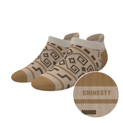 The Dude Abides | Aztec Sweater Heel Hammock™ Ankle Socks - Shinesty