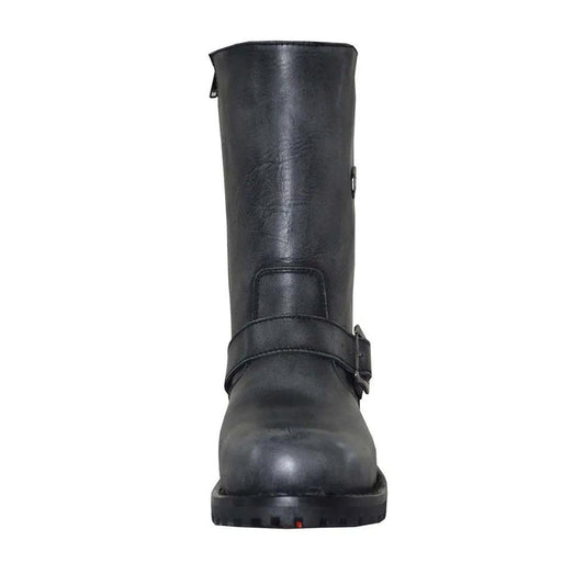 Dustborn - Mens Motorcycle Biker Leather Boots