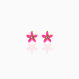 Floral Colorful Stud Earrings