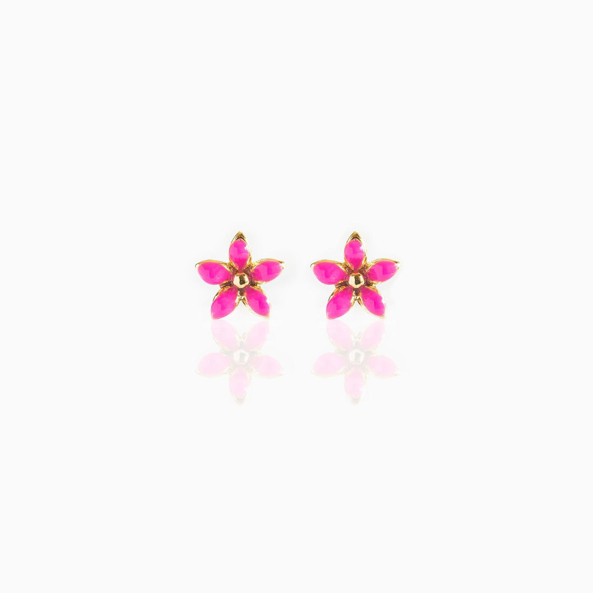 Floral Colorful Stud Earrings