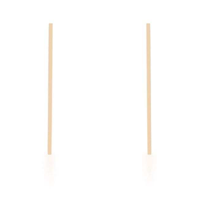 Carolee Gold Stainless Steel Line Drop Earrings - JGI - Flyclothing LLC