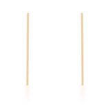 Carolee Gold Stainless Steel Line Drop Earrings - JGI