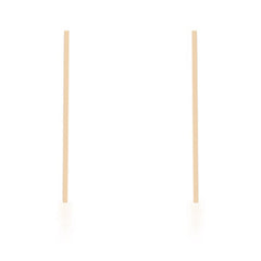 Carolee Gold Stainless Steel Line Drop Earrings - JGI