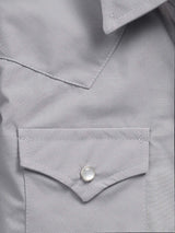 Boy's Ely Cattleman Long Sleeve Solid Gray Western Snap Shirt - Ely Cattleman - Flyclothing LLC