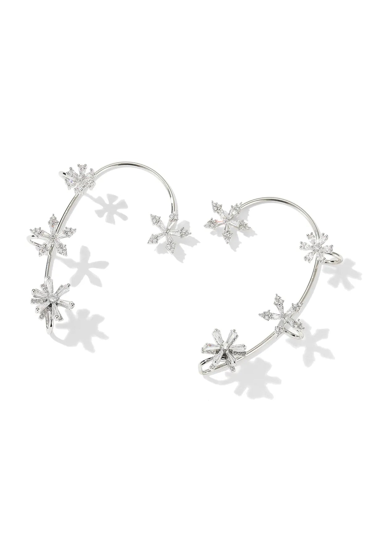 Spinning Flower Cuff Earring