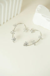 Spinning Flower Cuff Earring