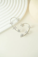 Spinning Flower Cuff Earring