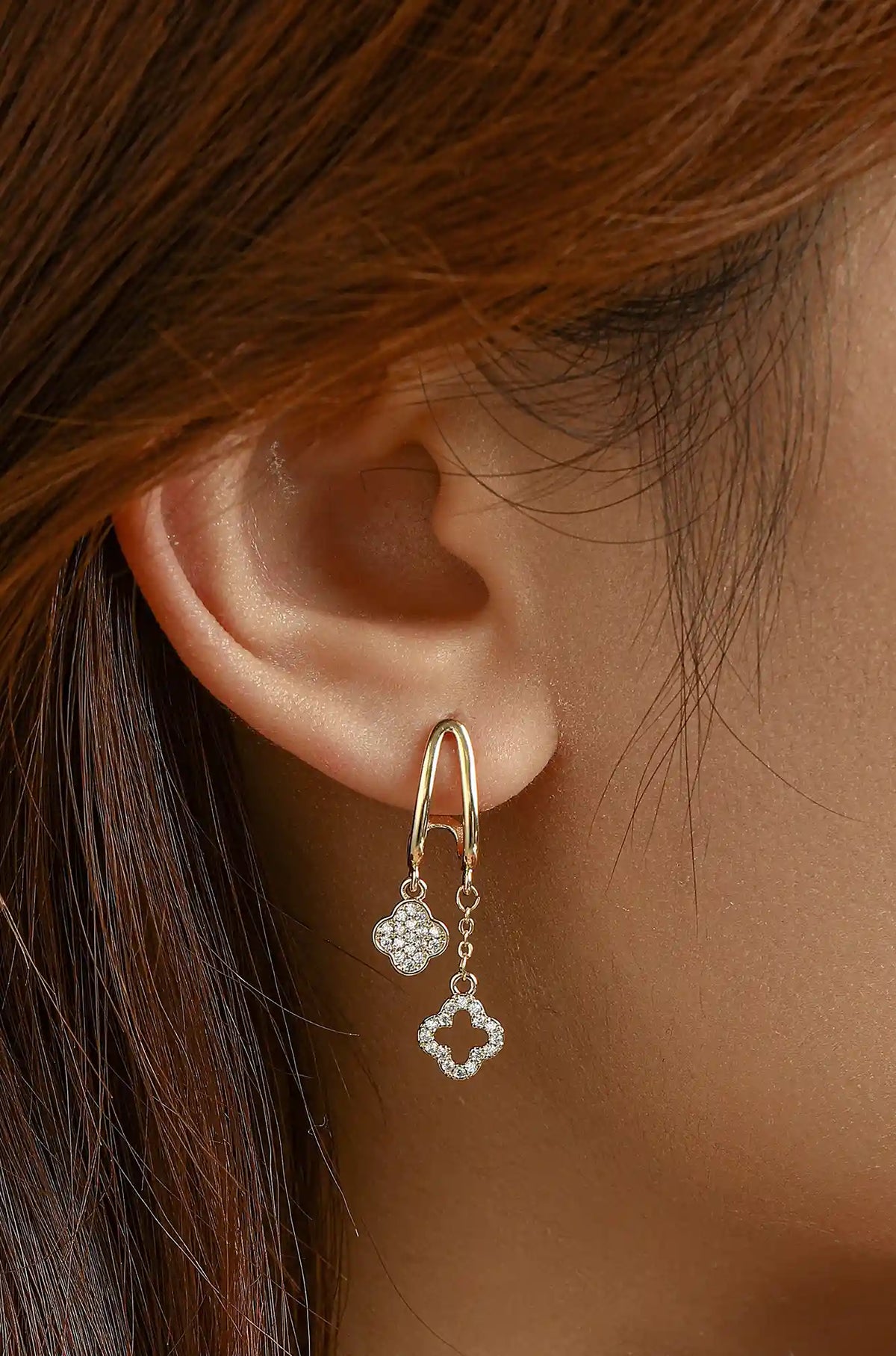 Four Leaf Clover Earrings - Wimsico - Flyclothing LLC