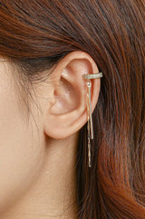 Ear Cuff Chain Earrings