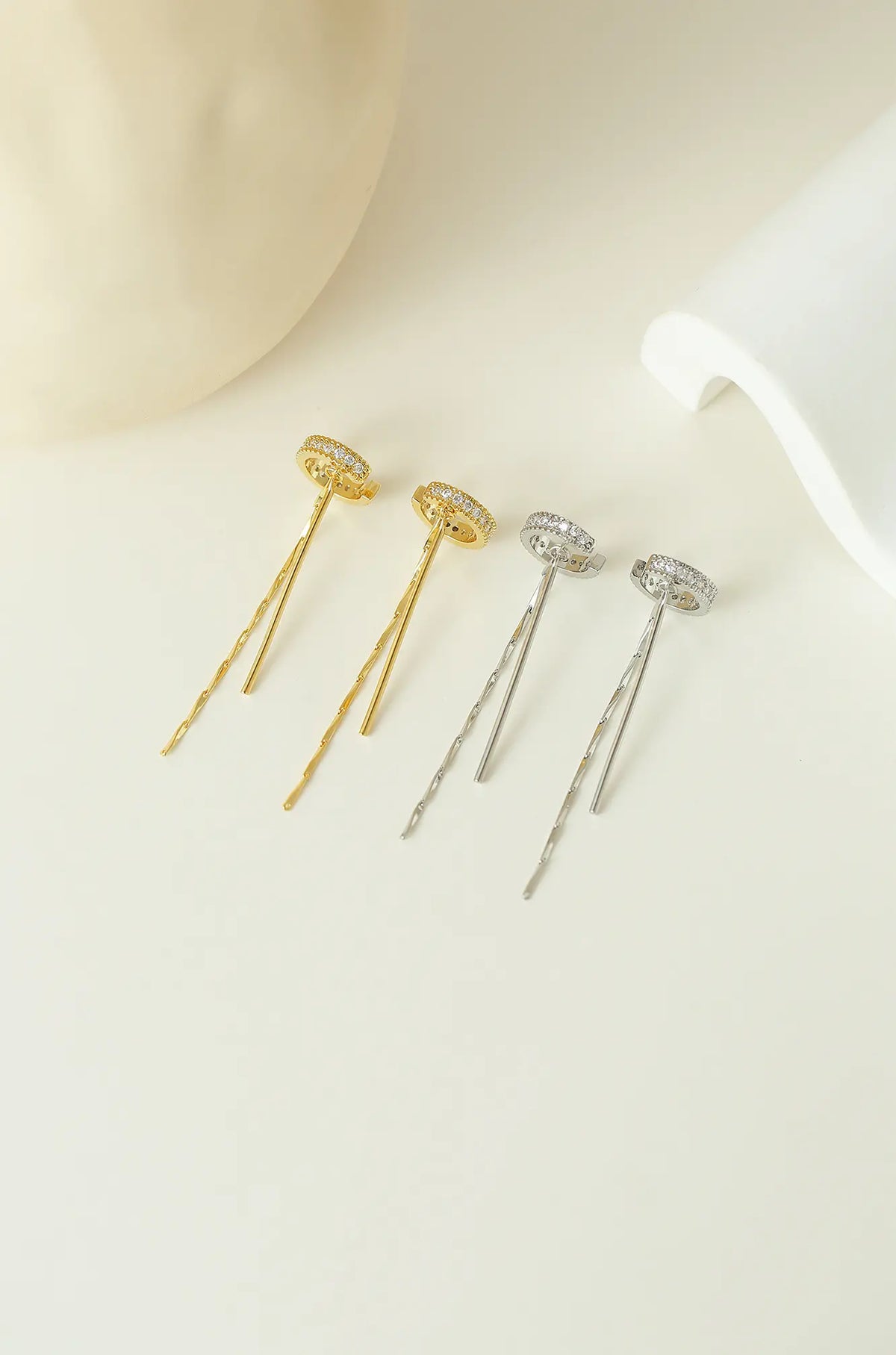 Ear Cuff Chain Earrings