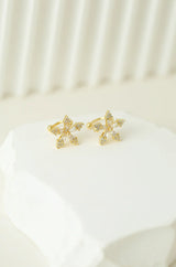 Flower Ear Clip Earrings