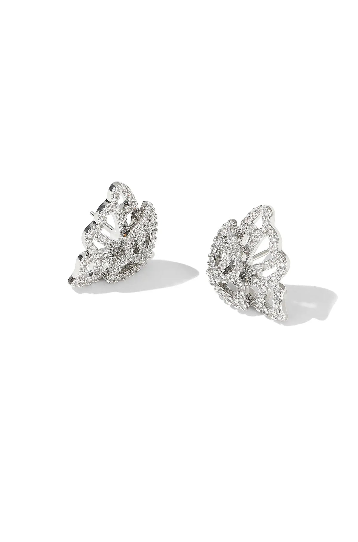 Sparkling Butterfly Studs - Wimsico - Flyclothing LLC