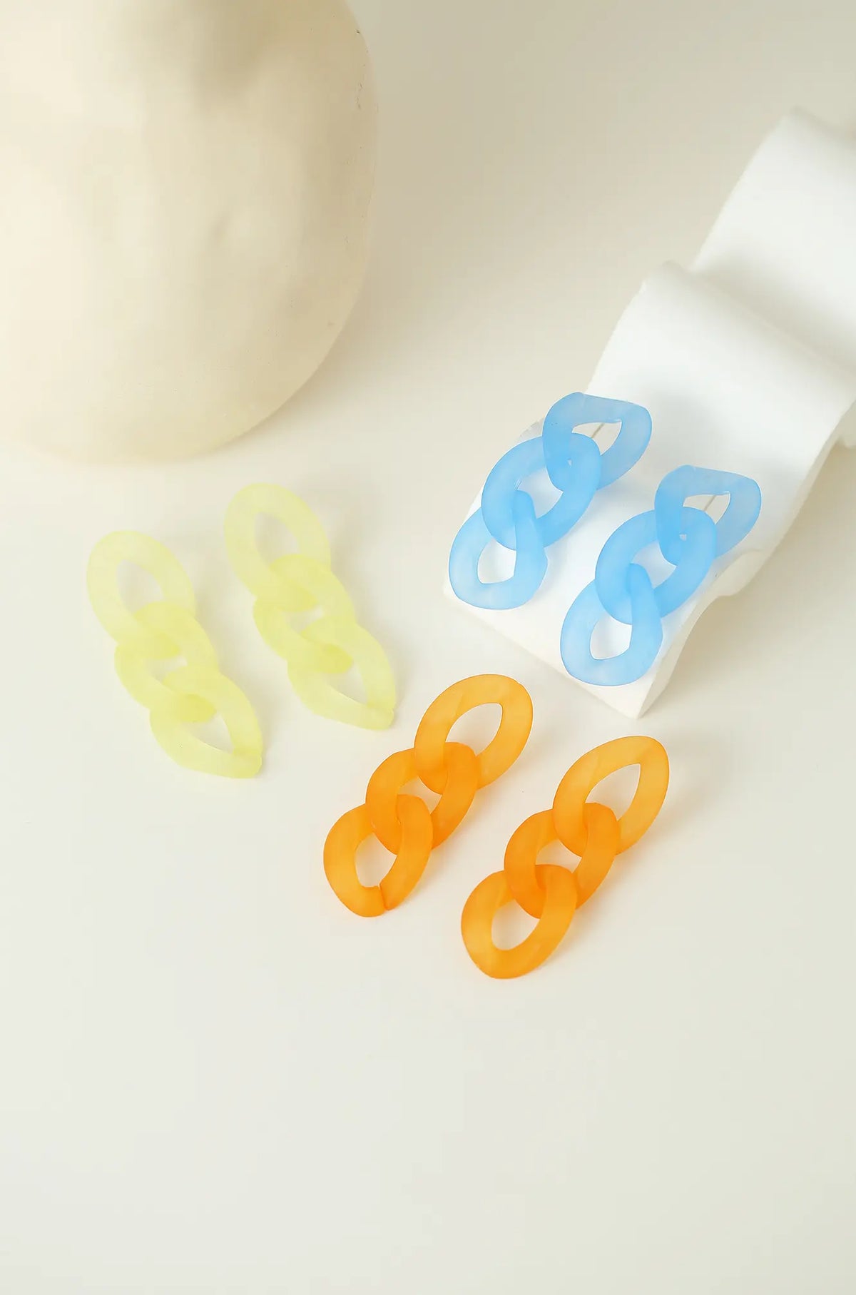 Candy Colored Hoop Earrings - Wimsico - Flyclothing LLC