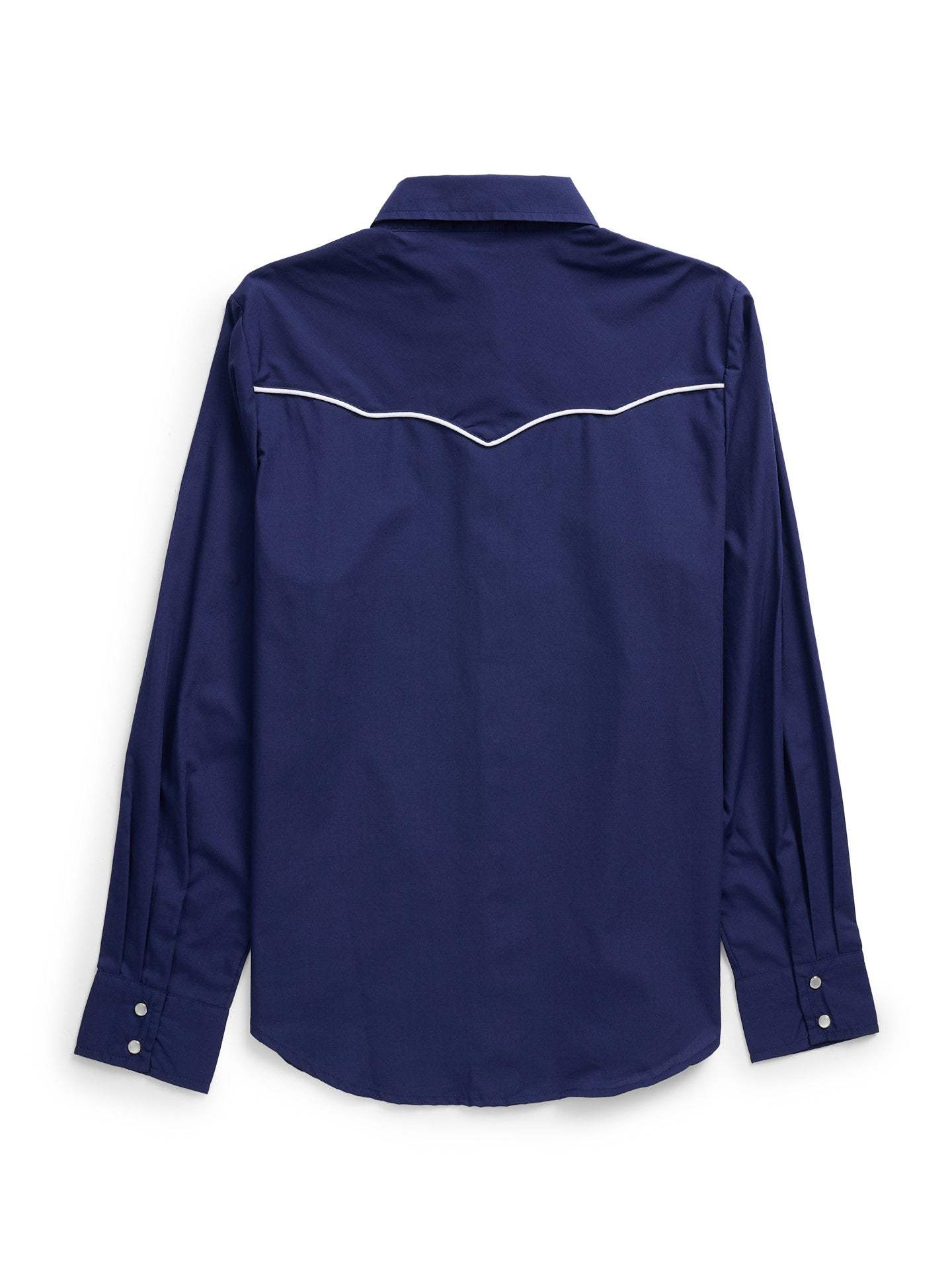 Women's Ely Walker Navy with Contrast Piping Western Snap Shirt - Ely Cattleman - Flyclothing LLC