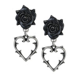Pendientes de botón Wounded Love de Alchemy Gothic