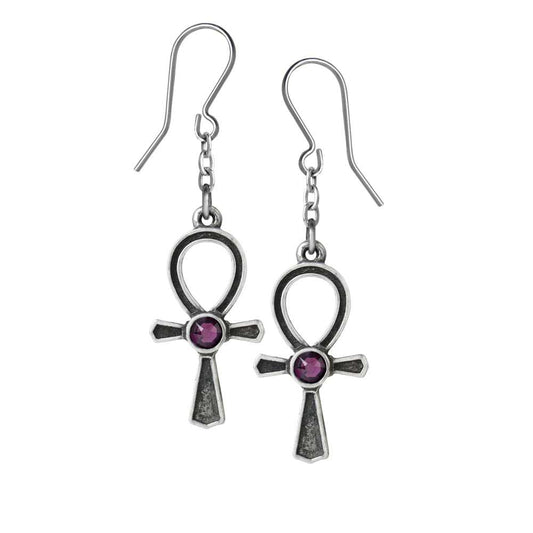 Alchemy Gothic Ankh Of Osiris Earrings - Alchemy Gothic - Flyclothing LLC