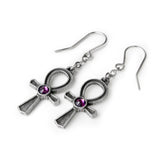Alchemy Gothic Ankh Of Osiris Earrings