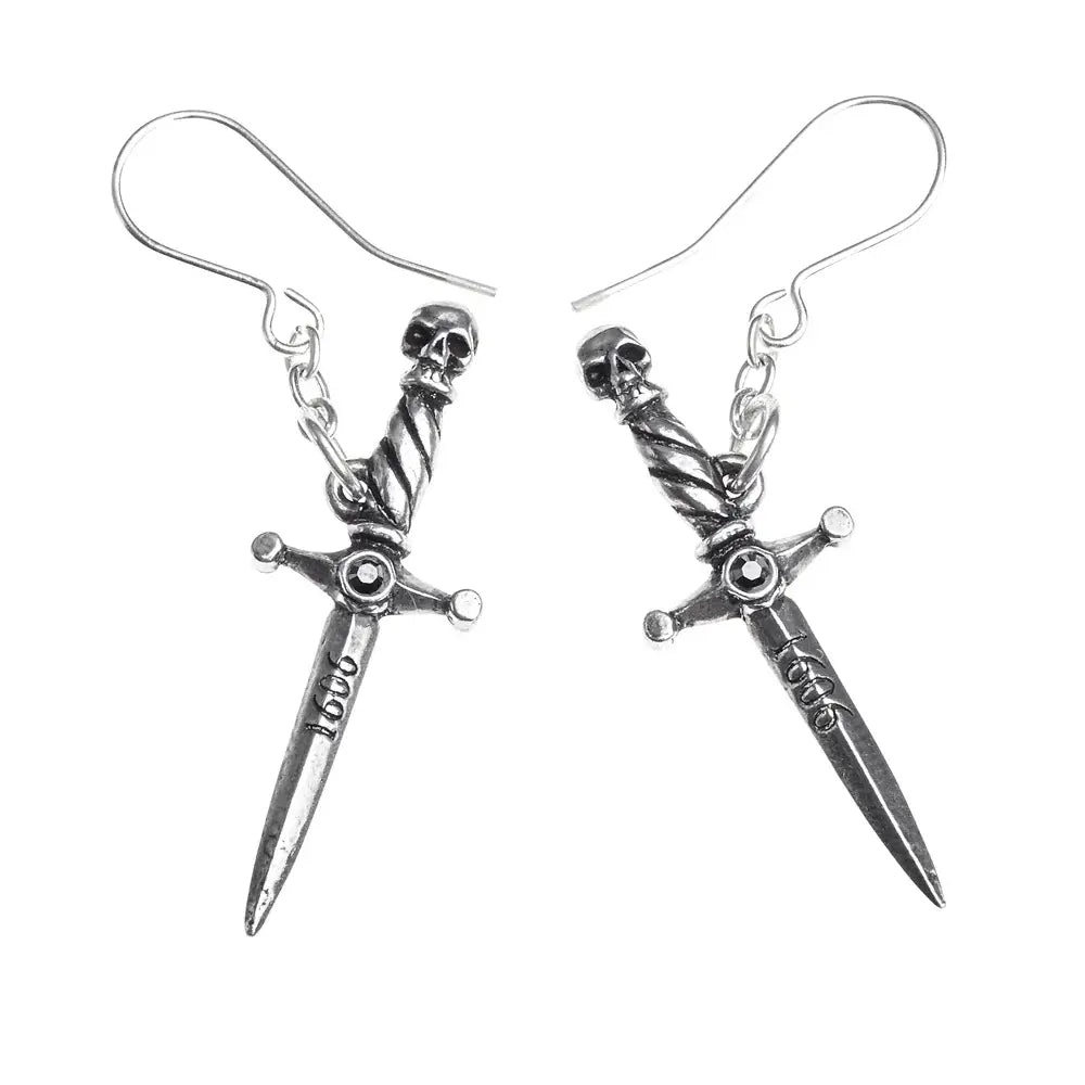 Alchemy Gothic Hand Of Macbeth Earrings - Alchemy Gothic - Flyclothing LLC