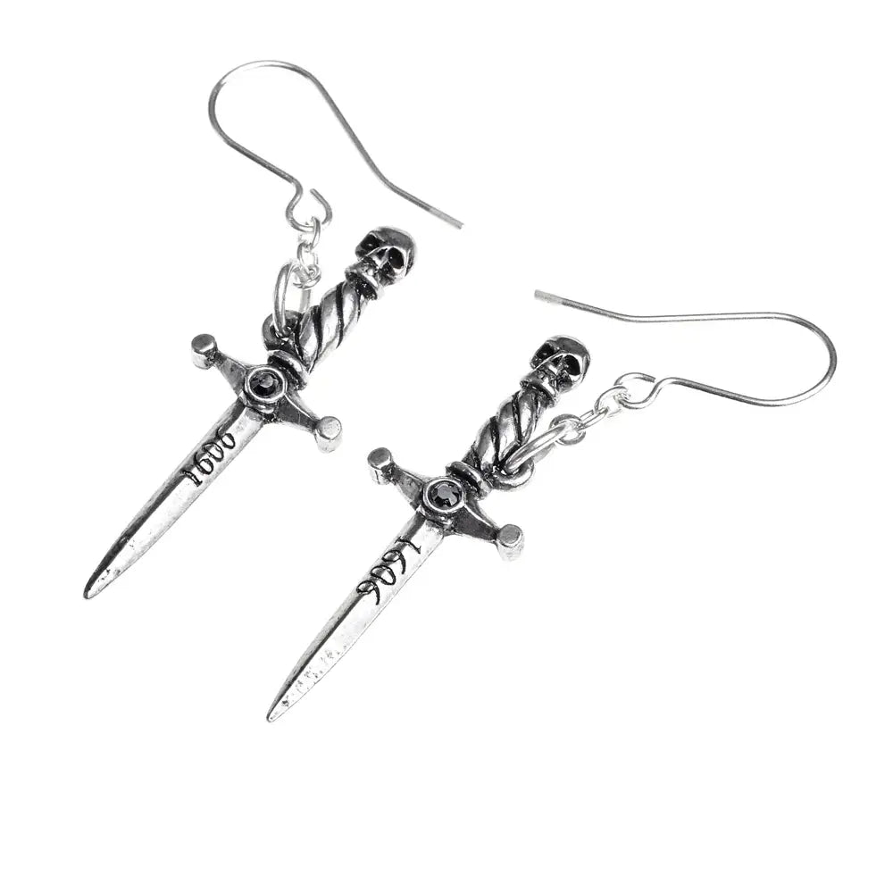 Alchemy Gothic Hand Of Macbeth Earrings - Alchemy Gothic - Flyclothing LLC