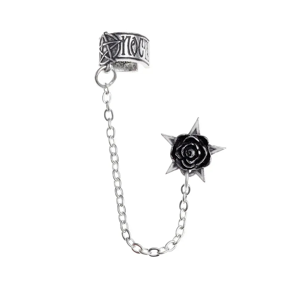 Alchemy Gothic Rosa Nocta Earcuff - Alchemy Gothic - Flyclothing LLC