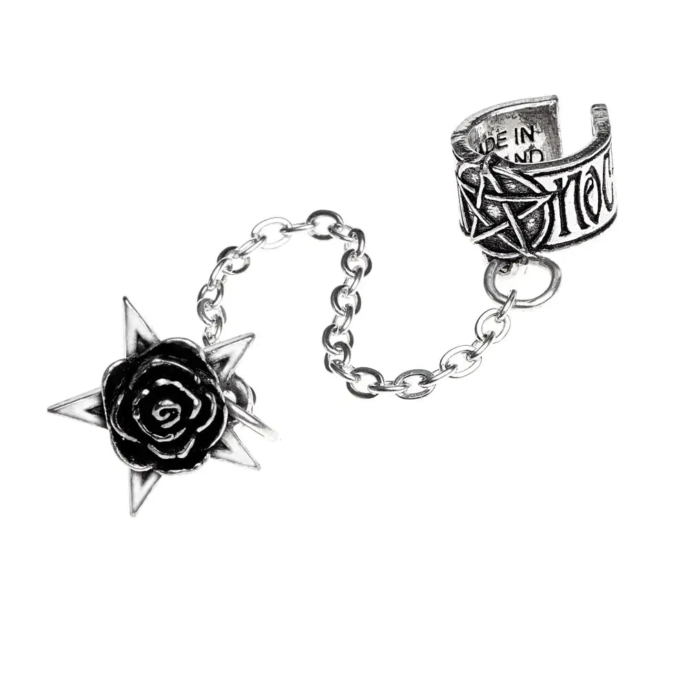 Alchemy Gothic Rosa Nocta Earcuff - Alchemy Gothic - Flyclothing LLC