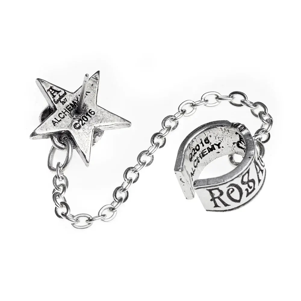Alchemy Gothic Rosa Nocta Earcuff - Alchemy Gothic - Flyclothing LLC