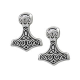 Alchemy Metal-Wear Thor Hammer Earstuds