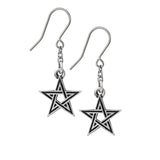 Pendientes de estrella negra de Alchemy Gothic