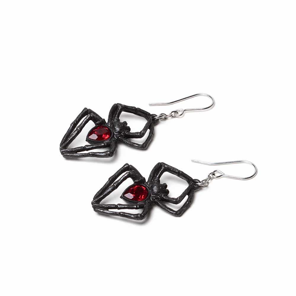 Alchemy Gothic Black Widow Earrings - Alchemy Gothic - Flyclothing LLC