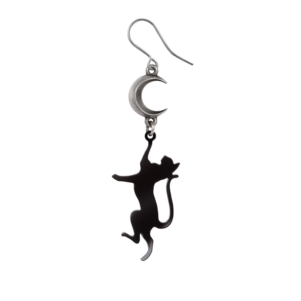 Alchemy Gothic Feline Moondream Single Earring