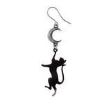 Alchemy Gothic Feline Moondream Single Earring
