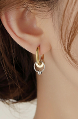Double Hoop Earrings - Wimsico - Flyclothing LLC