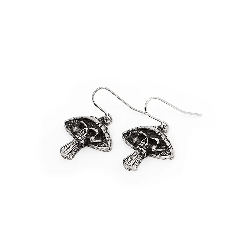 Alchemy Gothic Death Cap Mushroom Earring Droppers - Alchemy Gothic - Flyclothing LLC