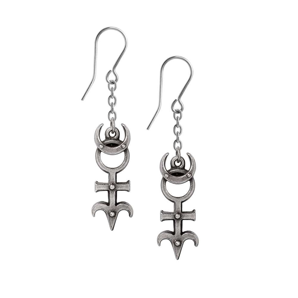Alchemy Gothic Dr. Dee's Monad Earring Droppers - Alchemy Gothic - Flyclothing LLC