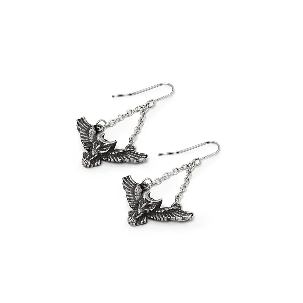 Alchemy Gothic Dragon's Lure Danglers Earrings