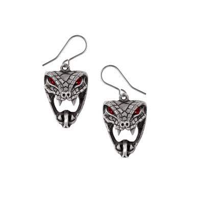 Snake Bite (Naeddre) Dropper Earrings - Alchemy of England - Flyclothing LLC