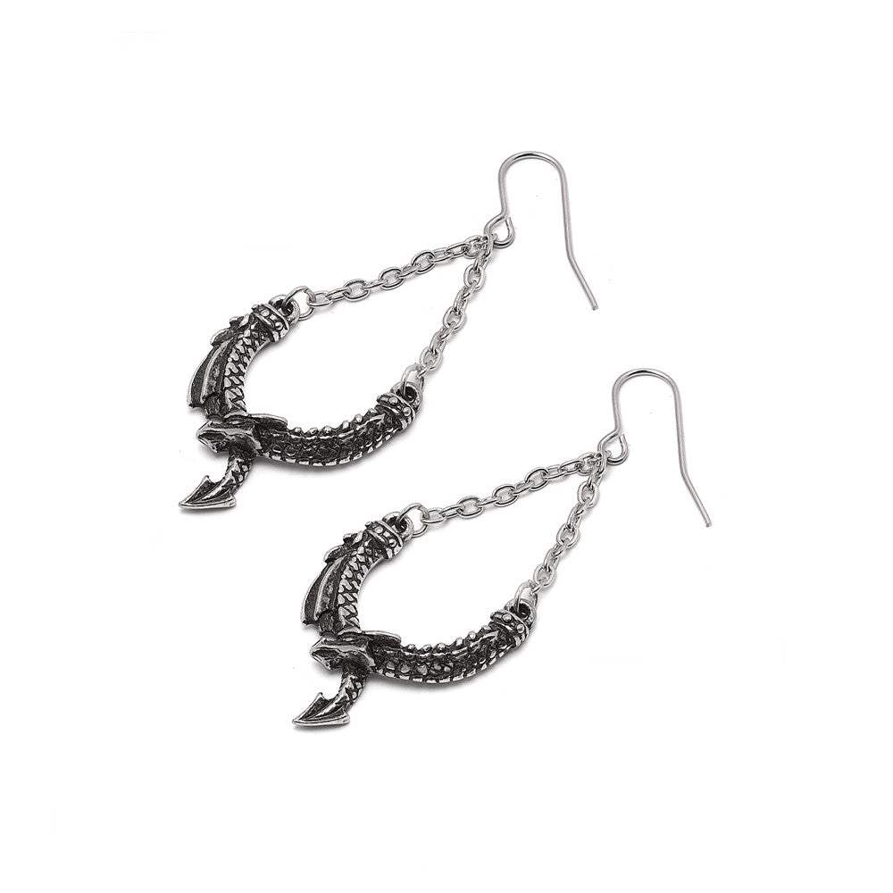 Dragon's Lure Dropper Earrings - Alchemy of England - Flyclothing LLC